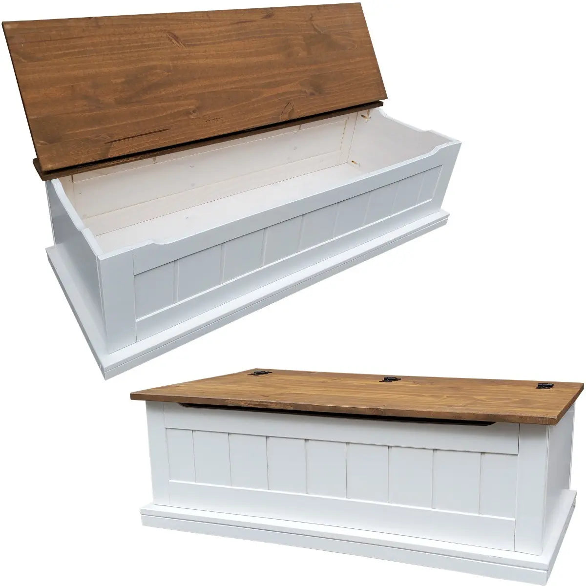 Baul Madera Pie De Cama Zapatero Living Dormitorio