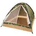 Carpa Iglú de Camping para 2 Personas, de Poliéster Impermeable y Puerta con Mosquitero, 200x150x110cm