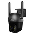 Cámara de Seguridad KOLKE Motorizada PTZ 3.0MP Inalámbrica WIFI Dual Band 2.4GH/5G Apta para Interior y Exterior Visión Nocturna Inteligente Detección de Movimiento Audio Bidireccional App Celular