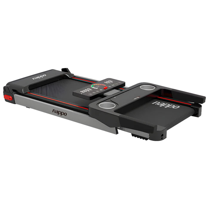 Caminadora Eléctrica NAPPO Plegable, Potencia 2.0HP con 12 Programas Preestablecidos, Pantalla Frontal LED, Compatible con App Fitshow