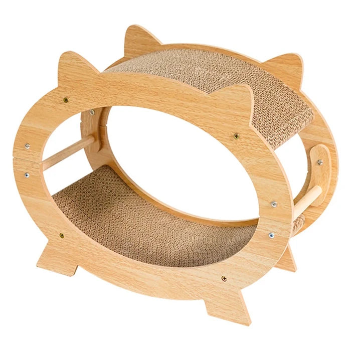 Casa Rascador para Gatos 2 en 1 con Diseño de Arco