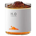 Humidificador Volcán, Difusor de Aromas Ultrasónico con Iluminación LED Configurable y Tanque de 470ml