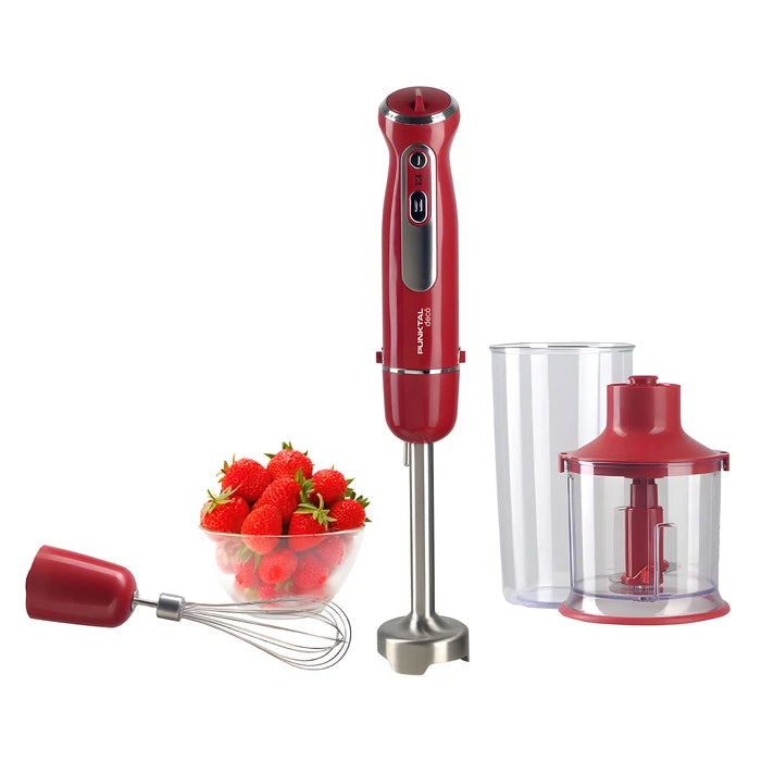 Mixer Vertical PUNKTAL 3 en 1 PK-596 600W 2 Velocidades Batidor Mezclador Picador