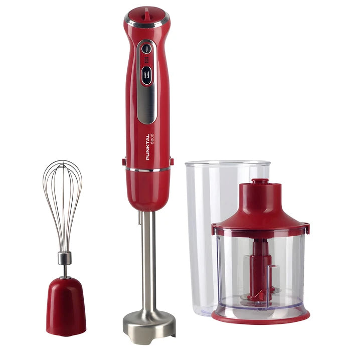 Mixer Vertical PUNKTAL 3 en 1 PK-596 600W 2 Velocidades Batidor Mezclador Picador