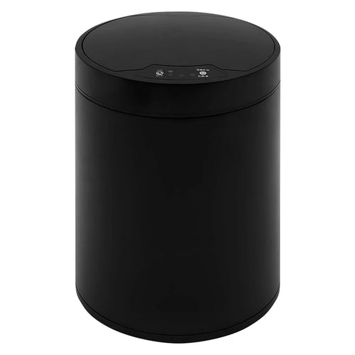 Papelera Metálica Inteligente, Cesto de Basura con Apertura Automática, Sensor de Proximidad, Batería Recargable y Cubo Interior Extraíble de 8L, Medidas 34x24cm