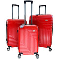 Set de 3 Valijas ABS Rígidas SWISS ARMOR con 4 Ruedas y Cerradura de Combinación