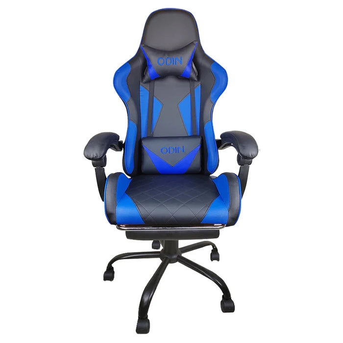 Silla Gamer EMPOLi Odin Reclinable, con Apoyapiés Retráctil y Almohadillas Cervical y Lumbar