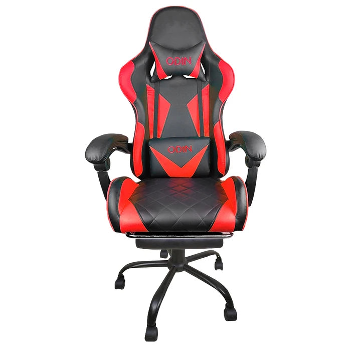 Silla Gamer EMPOLi Odin Reclinable, con Apoyapiés Retráctil y Almohadillas Cervical y Lumbar