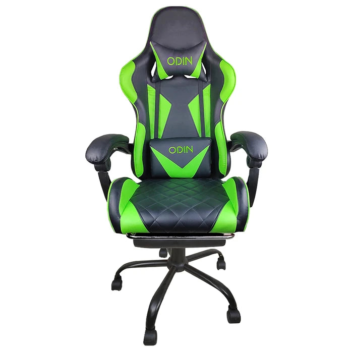 Silla Gamer EMPOLi Odin Reclinable, con Apoyapiés Retráctil y Almohadillas Cervical y Lumbar