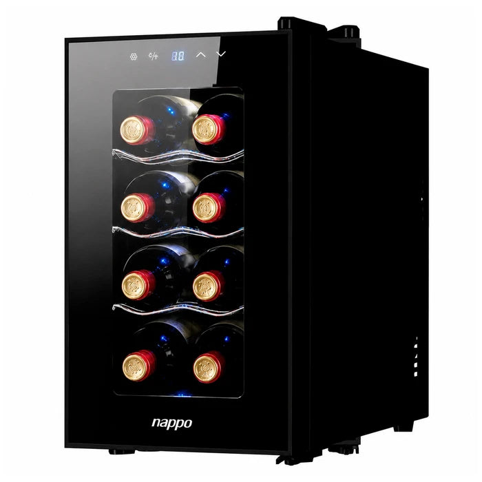 Enfriadora de Vinos NAPPO Vinera para 8 Botellas, Temperatura 8º a 18ºC con Control Digital